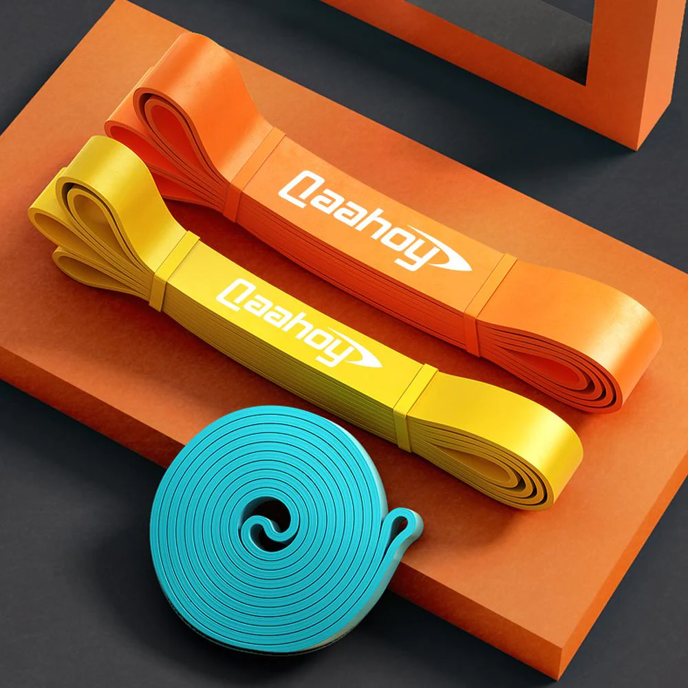 QAAHOY Pull Up Assistance Bands Thick Heavy Duty Resistance Bands Set for Men & Women Crossfit Mobility Fitness Assist Bands Exercise Bands Stretch Workout Band for Body Training Instruction Guide and Carry Bag - Image 4
